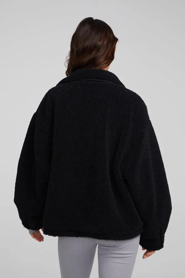 Womens Tops Chaser Brand Bolt Shadow Black Jacket