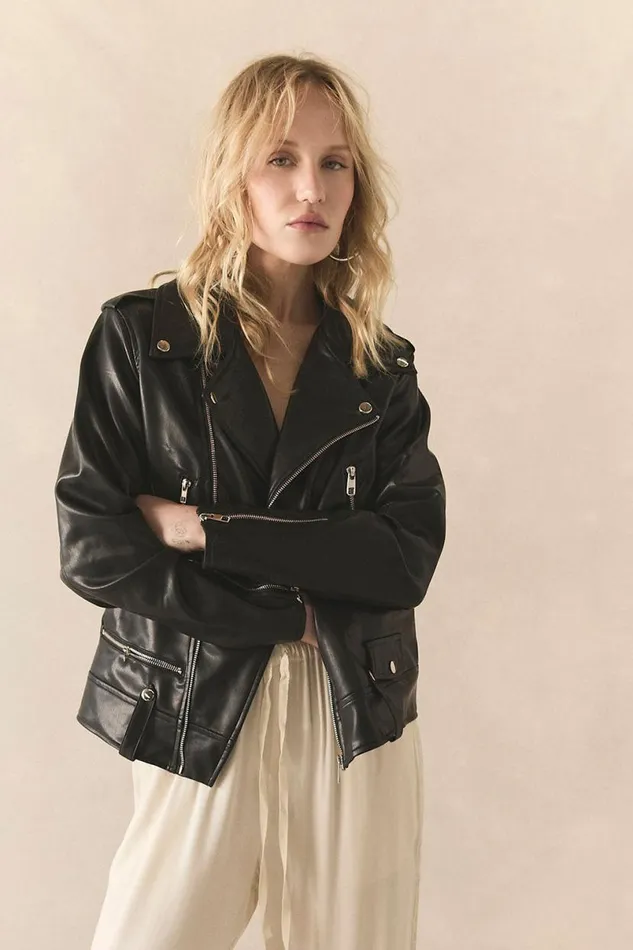 Womens Tops Chaser Brand Harley Licorice Jacket