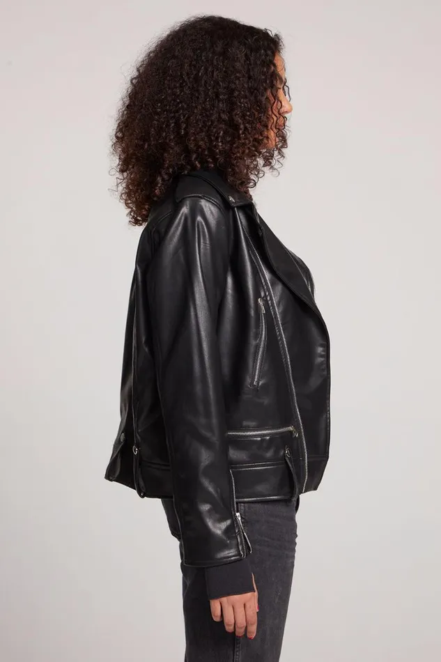 Womens Tops Chaser Brand Harley Licorice Jacket