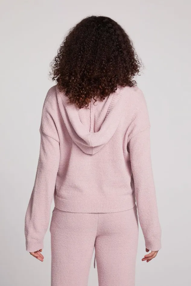 Womens Tops Chaser Brand Hazen Mauve Rose Pullover
