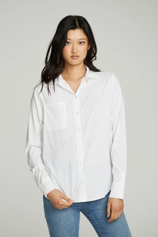 Womens Tops Chaser Brand Horseshoes