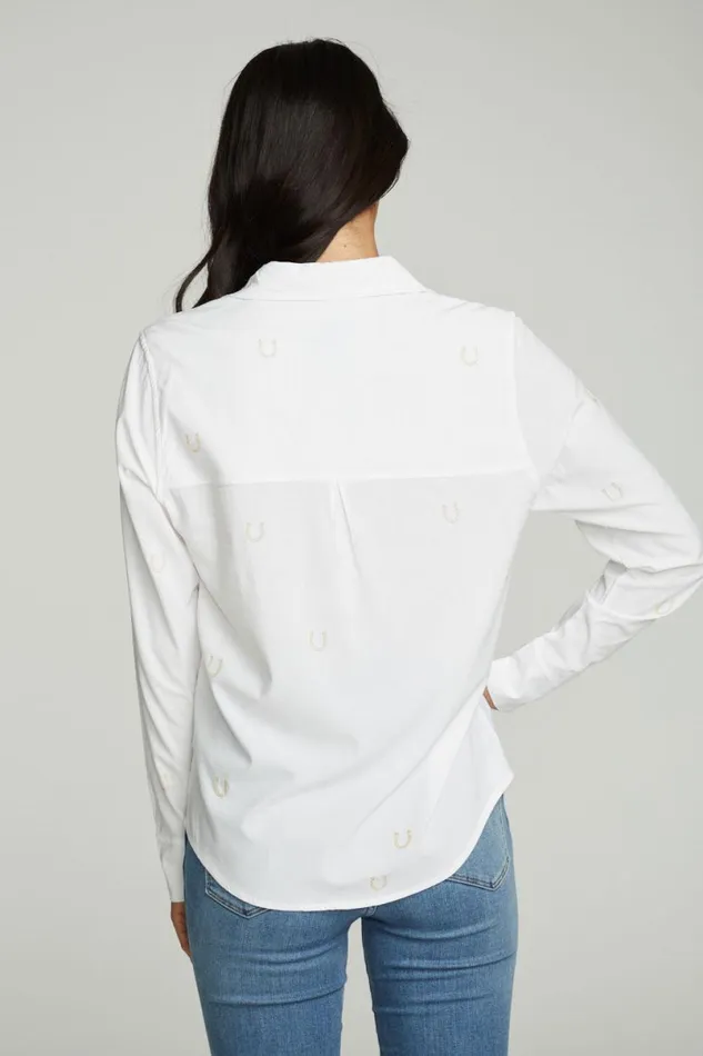 Womens Tops Chaser Brand Horseshoes