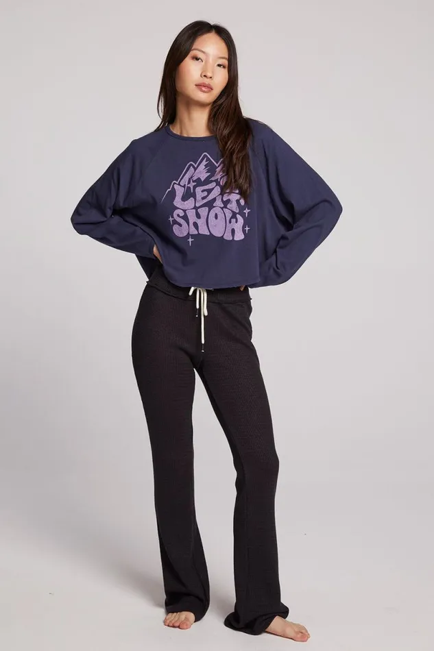 Womens Tops Chaser Brand Let It Snow Pullover