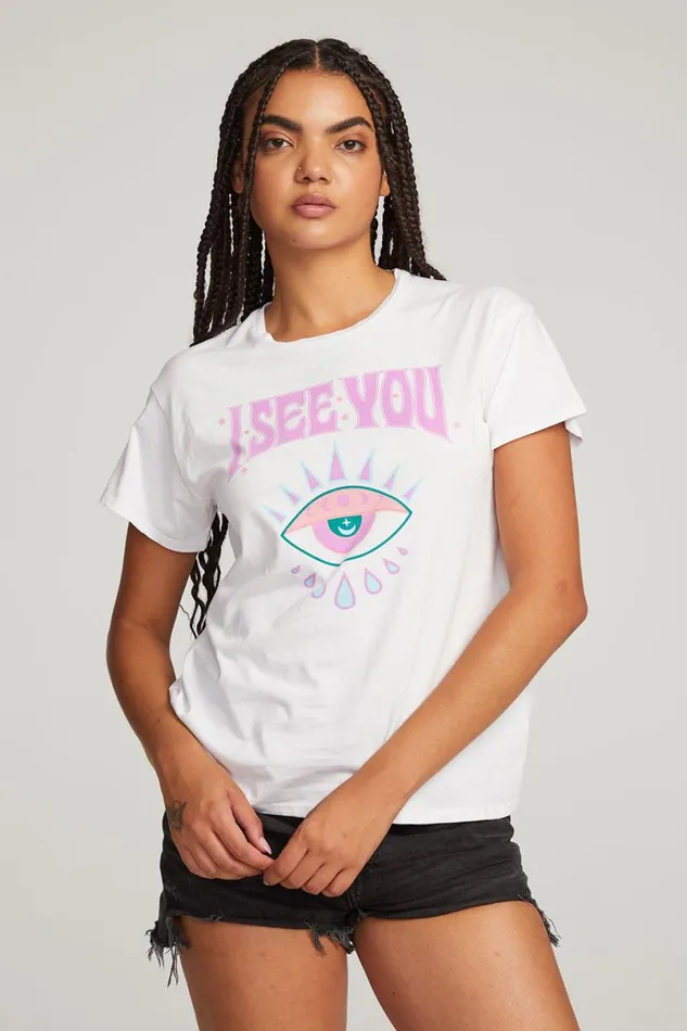 Womens Tops Chaser Brand Magic Eye Tee