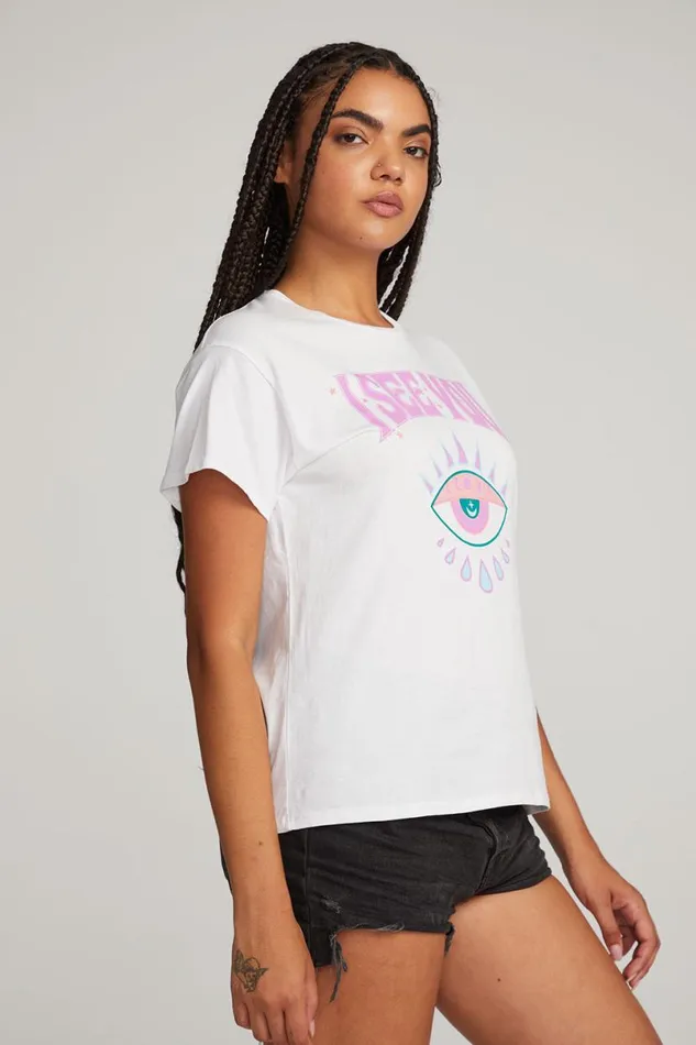 Womens Tops Chaser Brand Magic Eye Tee