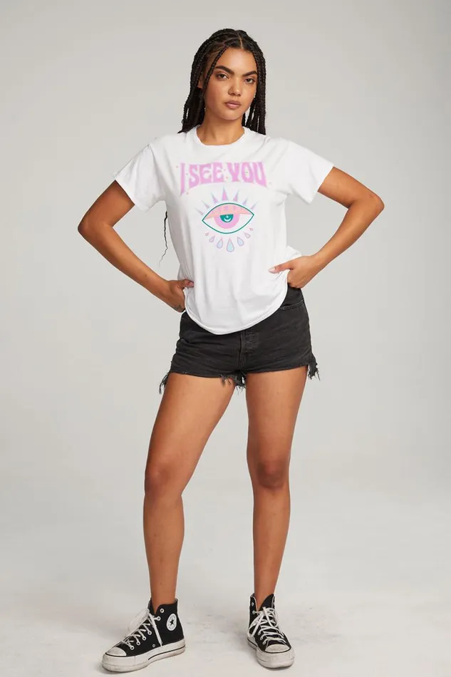 Womens Tops Chaser Brand Magic Eye Tee
