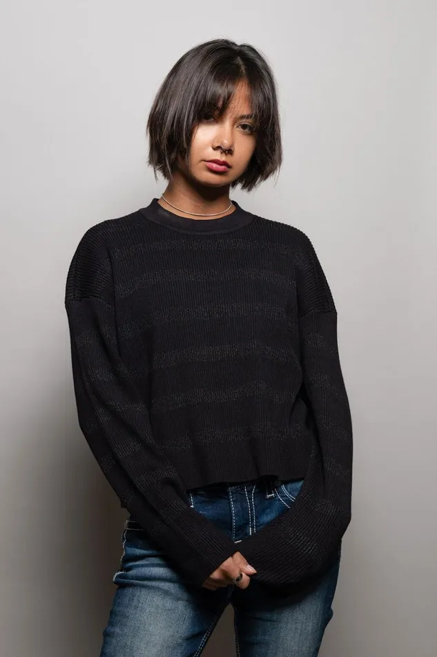 Womens Tops Chaser Brand Ramonee Fillmore Stripe Pullover