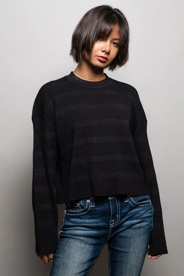 Womens Tops Chaser Brand Ramonee Fillmore Stripe Pullover