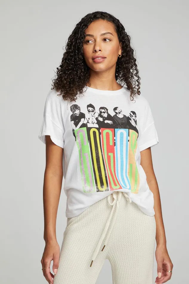 Womens Tops Chaser Brand The Go Go039s 8211 Prime Time Tour