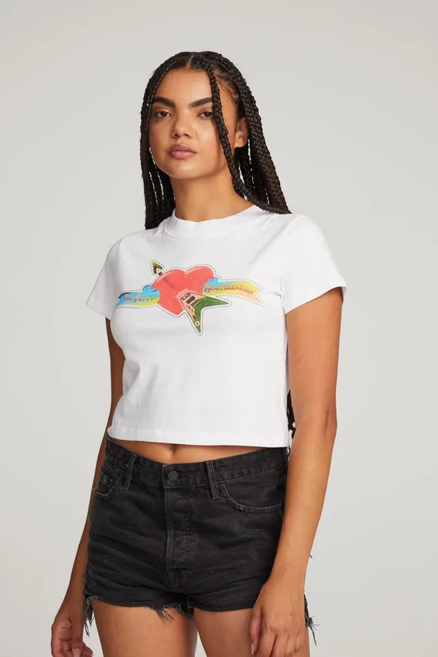 Womens Tops Chaser Brand Tom Petty Classic Logo Tee