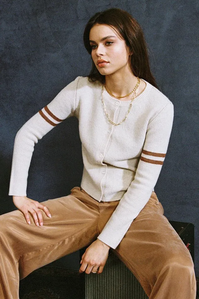 Womens Tops Chaser Brand Yin Yang Heart Cardigan