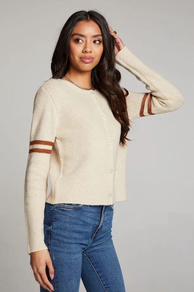 Womens Tops Chaser Brand Yin Yang Heart Cardigan