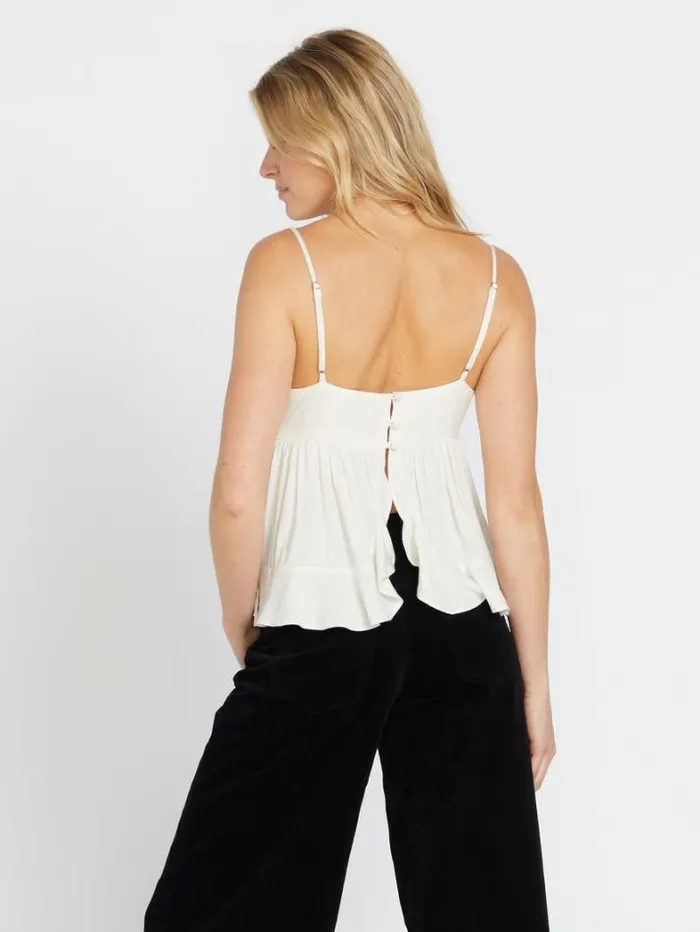Womens Tops Volcom Haute Tea Cami 8211 Cloud