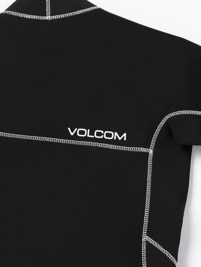 Womens Wetsuits Volcom Modulator 2mm Short Sleeve Wetsuit 8211 Black