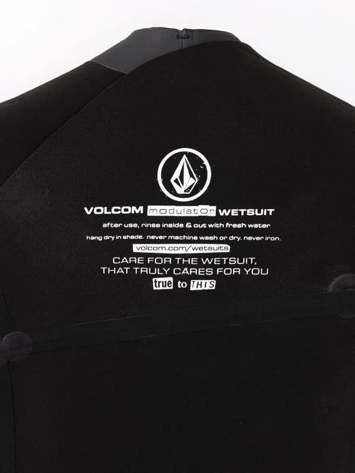 Womens Wetsuits Volcom Modulator 2mm Short Sleeve Wetsuit 8211 Black