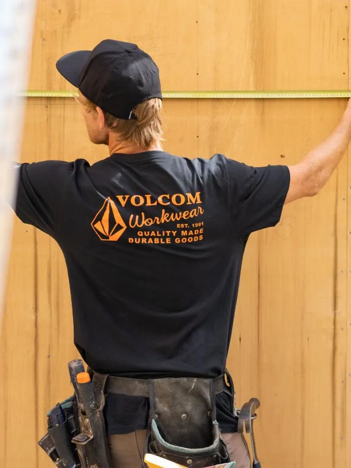 Workwear TShirts and Tanks Volcom Workwear Short Sleeve Tee 8211 Black