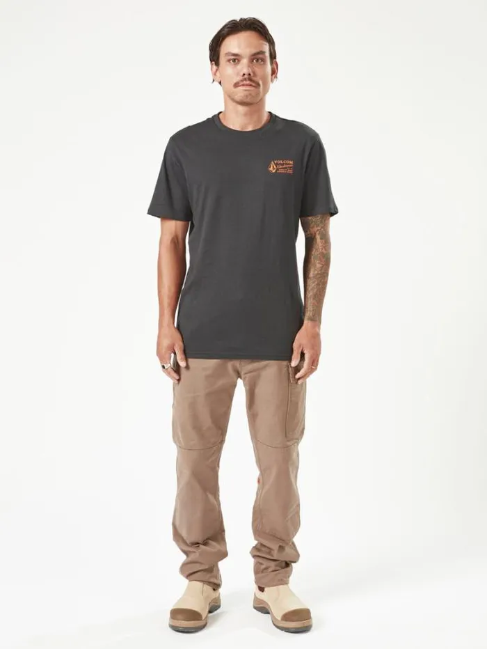 Workwear TShirts and Tanks Volcom Workwear Short Sleeve Tee 8211 Black