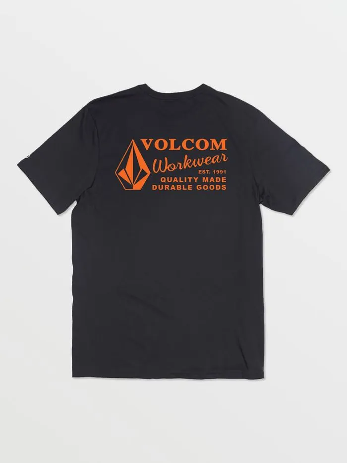 Workwear TShirts and Tanks Volcom Workwear Short Sleeve Tee 8211 Black