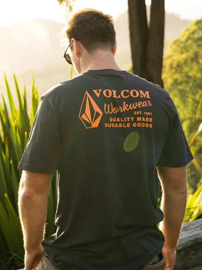 Workwear TShirts and Tanks Volcom Workwear Short Sleeve Tee 8211 Black