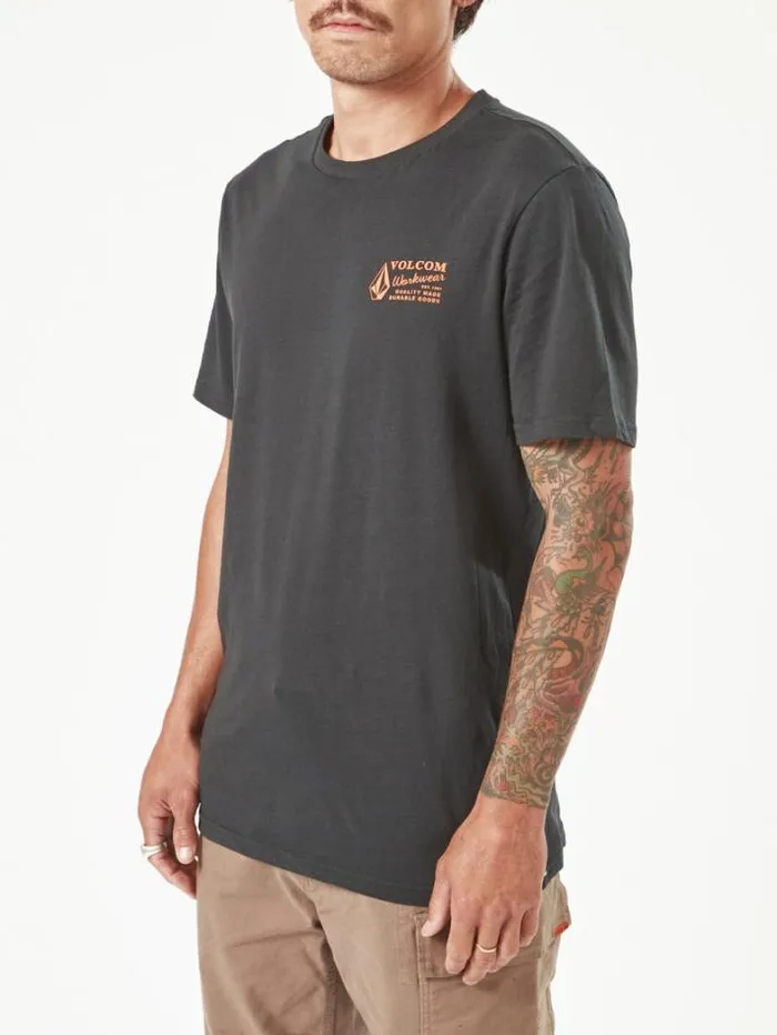 Workwear TShirts and Tanks Volcom Workwear Short Sleeve Tee 8211 Black