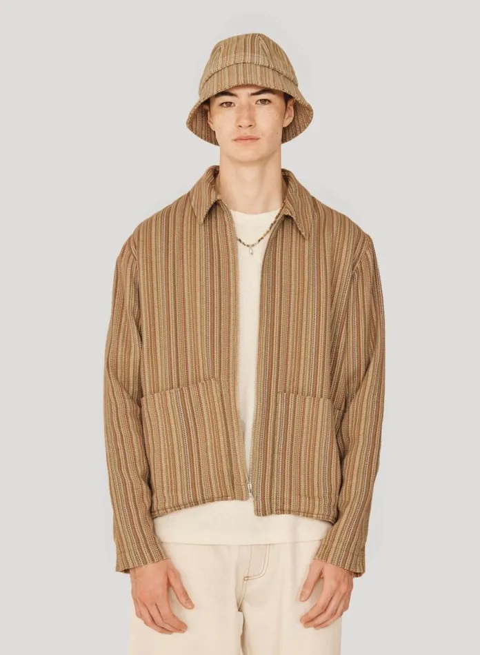 YMC Bay City Bomber Jacket Multi Mens Outerwear