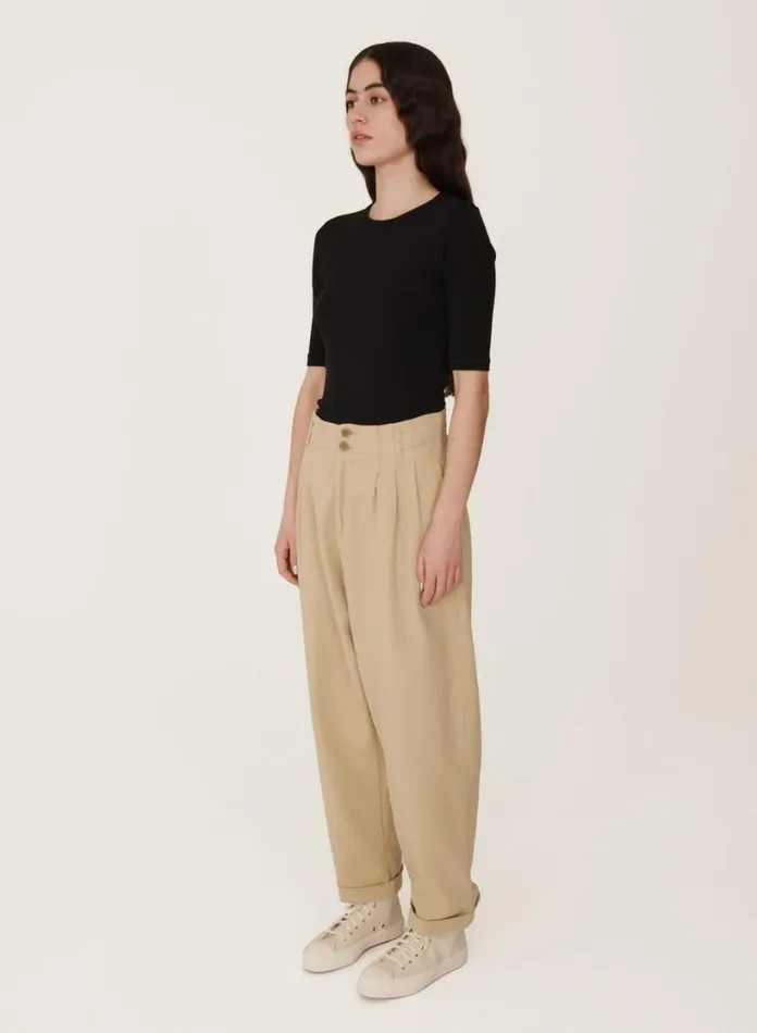 YMC Earth Keaton Trouser Sand Womens Earth