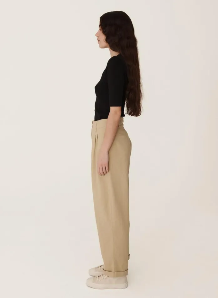 YMC Earth Keaton Trouser Sand Womens Earth