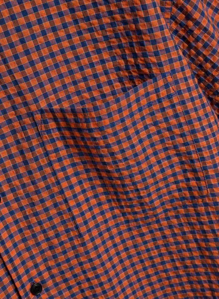 YMC Idris Shirt Red Multi Mens Shirts