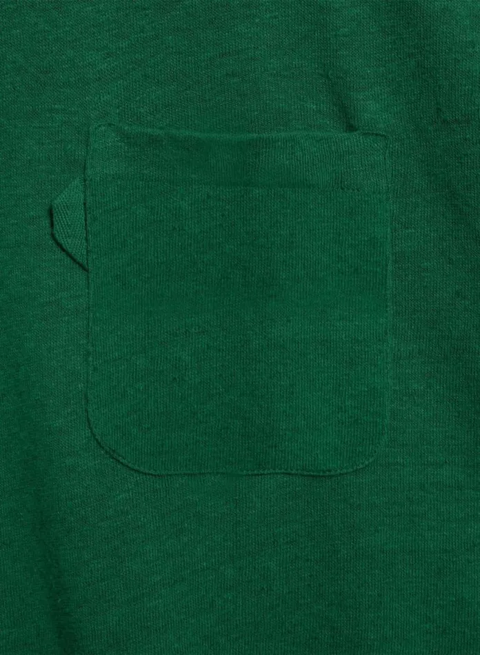 YMC Ivy Polo T Shirt Green Mens TShirts