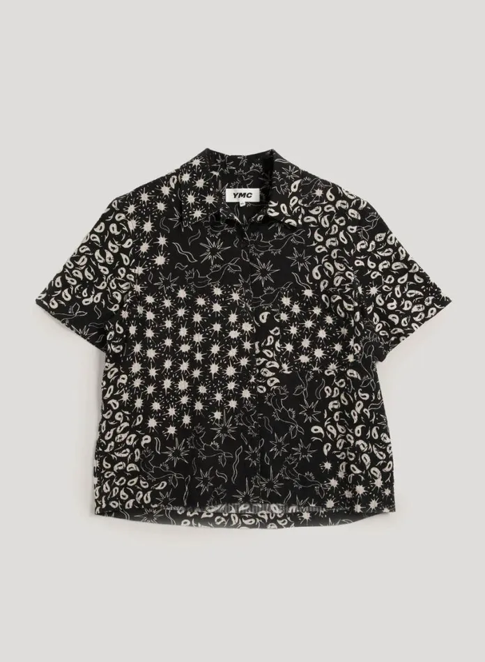 YMC Vegas Shirt Black Multi Womens Shirts