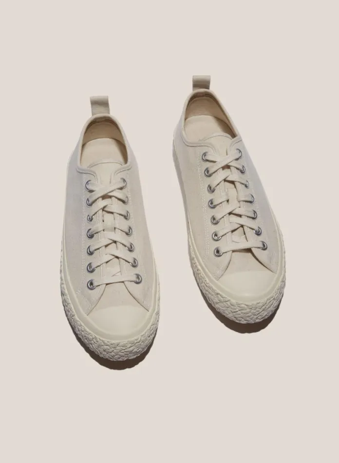 YMC Vulcanised Low Top Sneakers Off White Womens Footwear