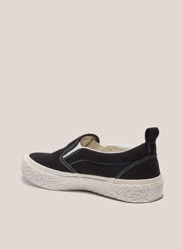 YMC Vulcanised Slip On Sneakers Black Womens Footwear