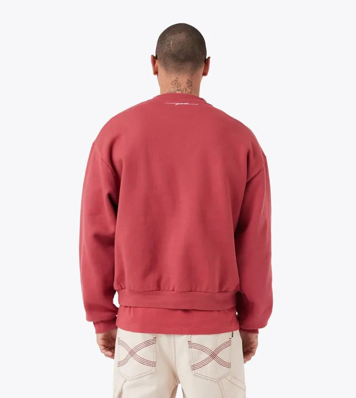 Zanerobe Hoodies and Sweaters Men Box Crew Cherry