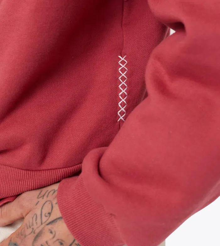 Zanerobe Hoodies and Sweaters Men Box Crew Cherry