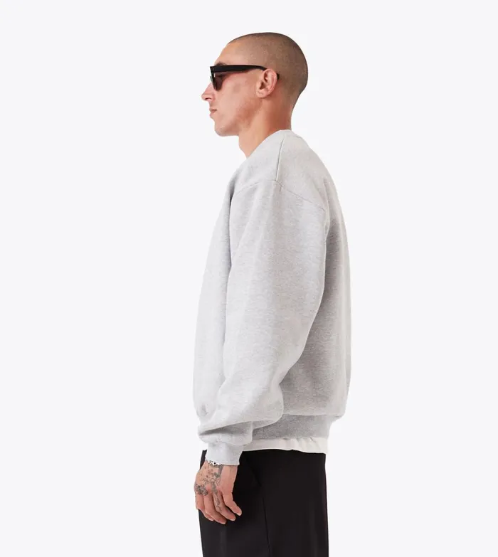Zanerobe Hoodies and Sweaters Men Box Crew Grey Marle
