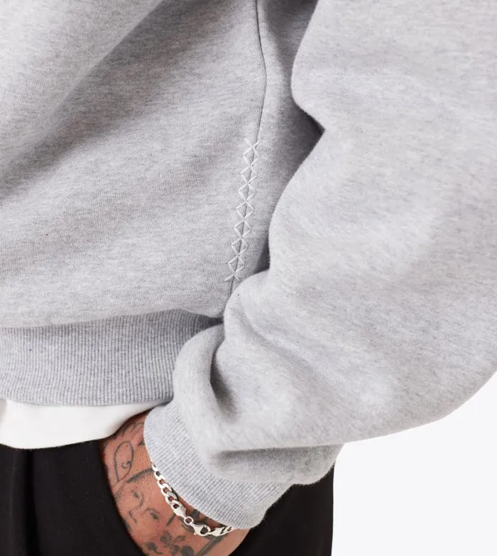 Zanerobe Hoodies and Sweaters Men Box Crew Grey Marle