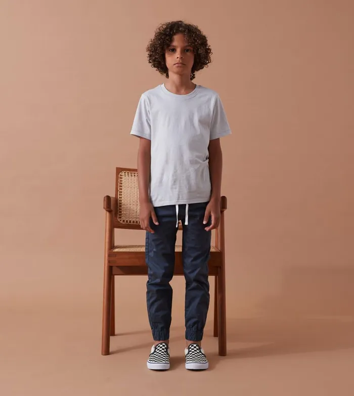 Zanerobe Kids Men Kids Box Tee Fog