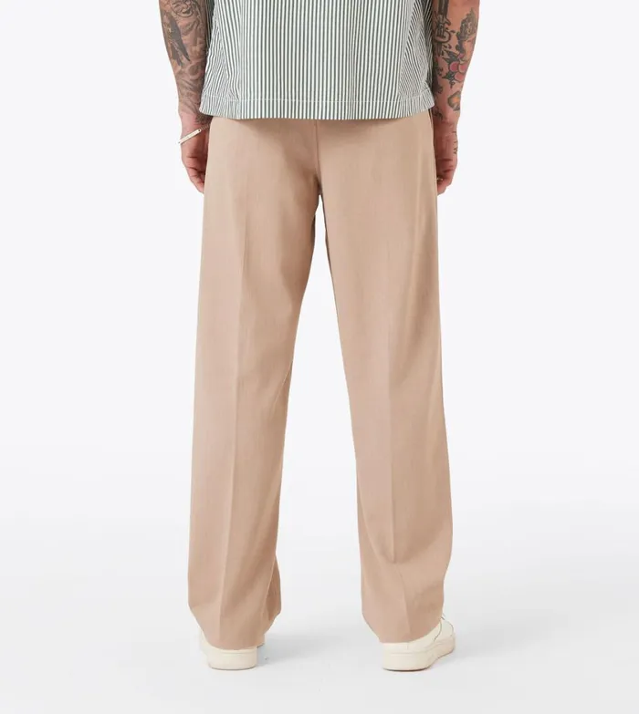 Zanerobe Pants Men Herringbone Flow Pant Beige