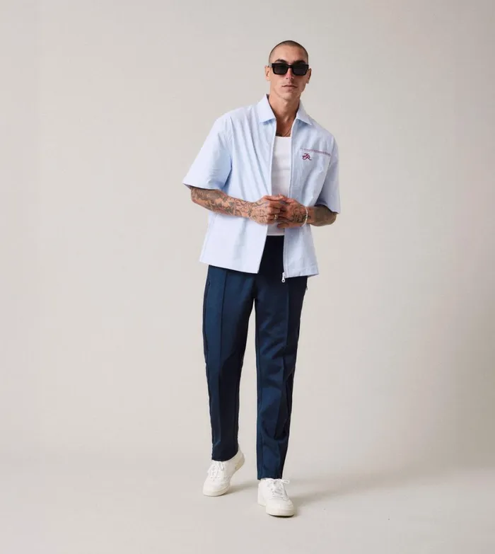 Zanerobe Pants Men ZR Football Trackpant Indigo