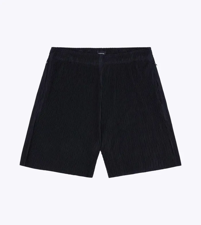Zanerobe Shorts Men Pleated Short Black