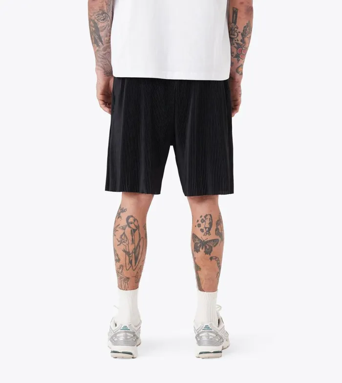 Zanerobe Shorts Men Pleated Short Black