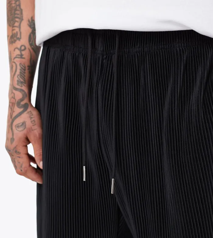 Zanerobe Shorts Men Pleated Short Black
