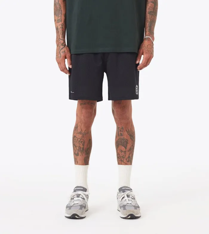 Zanerobe Shorts Men Training Mesh Short Black