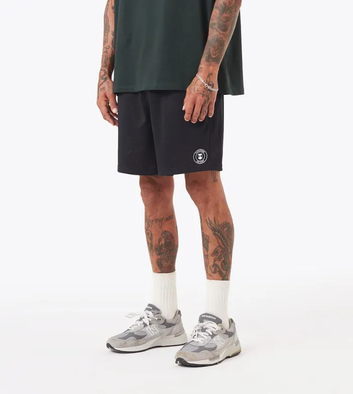 Zanerobe Shorts Men Training Mesh Short Black
