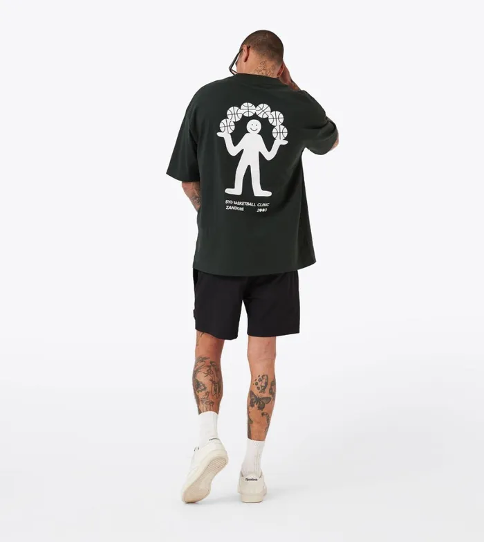 Zanerobe Tees and Tanks Men Clinic Lounge Tee Forest