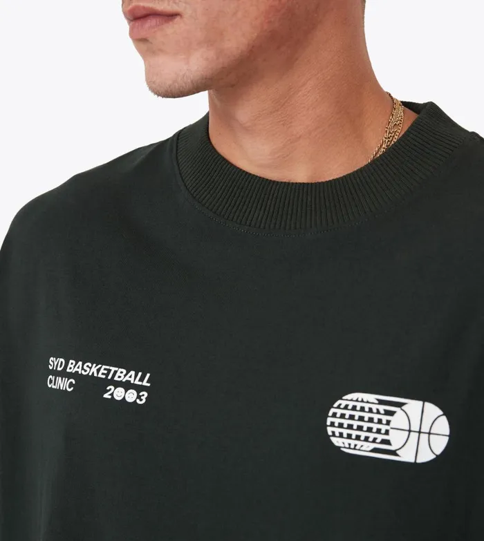 Zanerobe Tees and Tanks Men Clinic Lounge Tee Forest