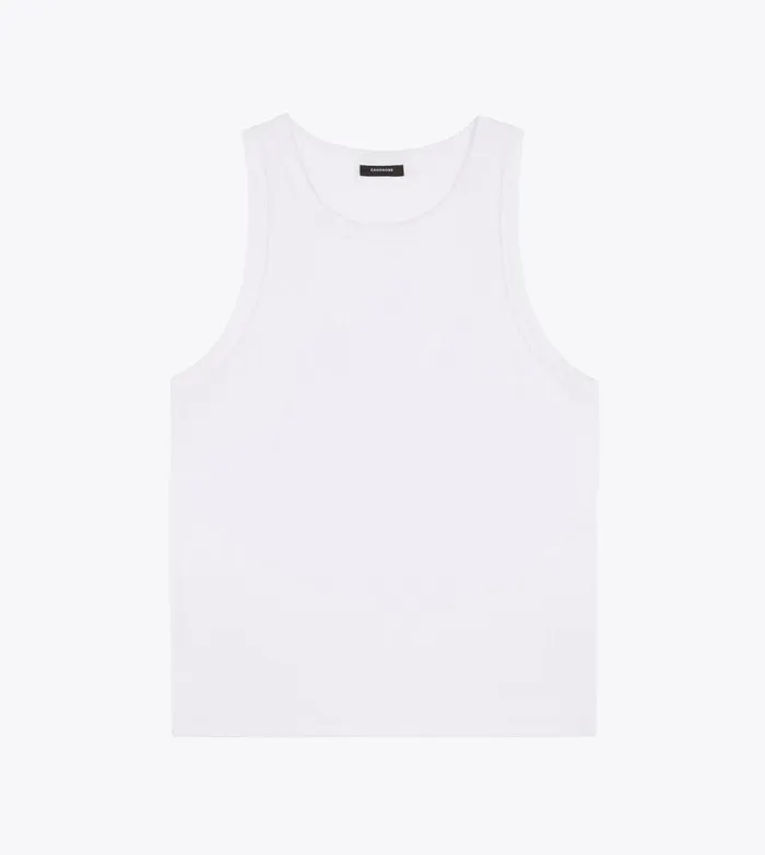 Zanerobe Tees and Tanks Men Rib Tank White
