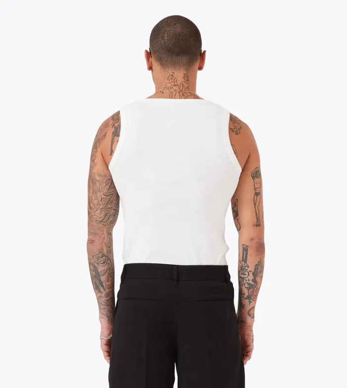 Zanerobe Tees and Tanks Men Rib Tank White