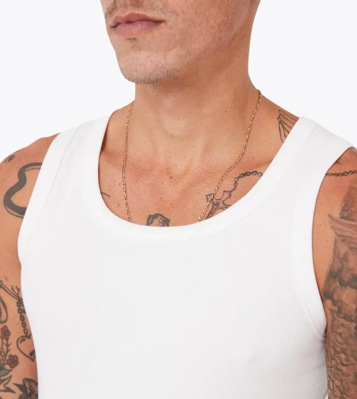 Zanerobe Tees and Tanks Men Rib Tank White